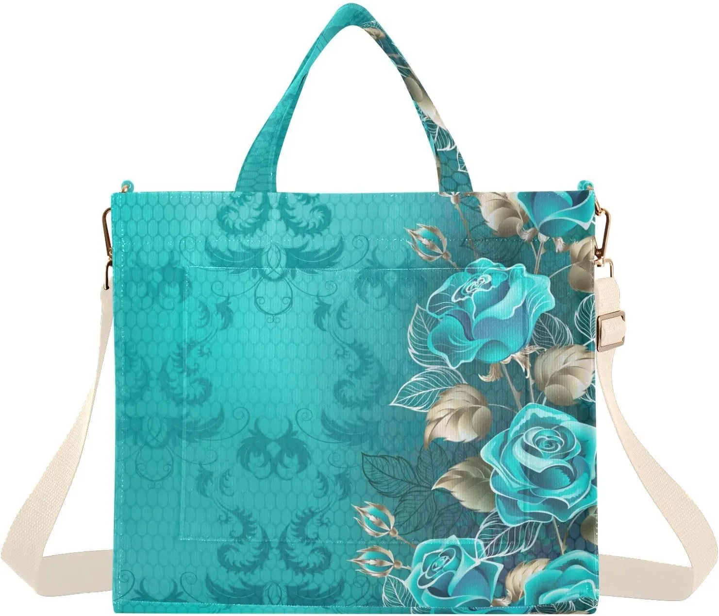 WIHVE Tote Bag for Women Corduroy Handbag Fashion Crossbody Bag