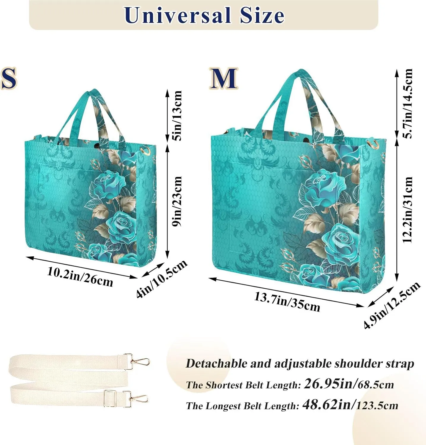 WIHVE Tote Bag for Women Corduroy Handbag Fashion Crossbody Bag