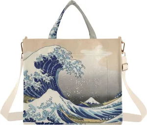 WIHVE Tote Bag for Women Corduroy Handbag Fashion Crossbody Bag