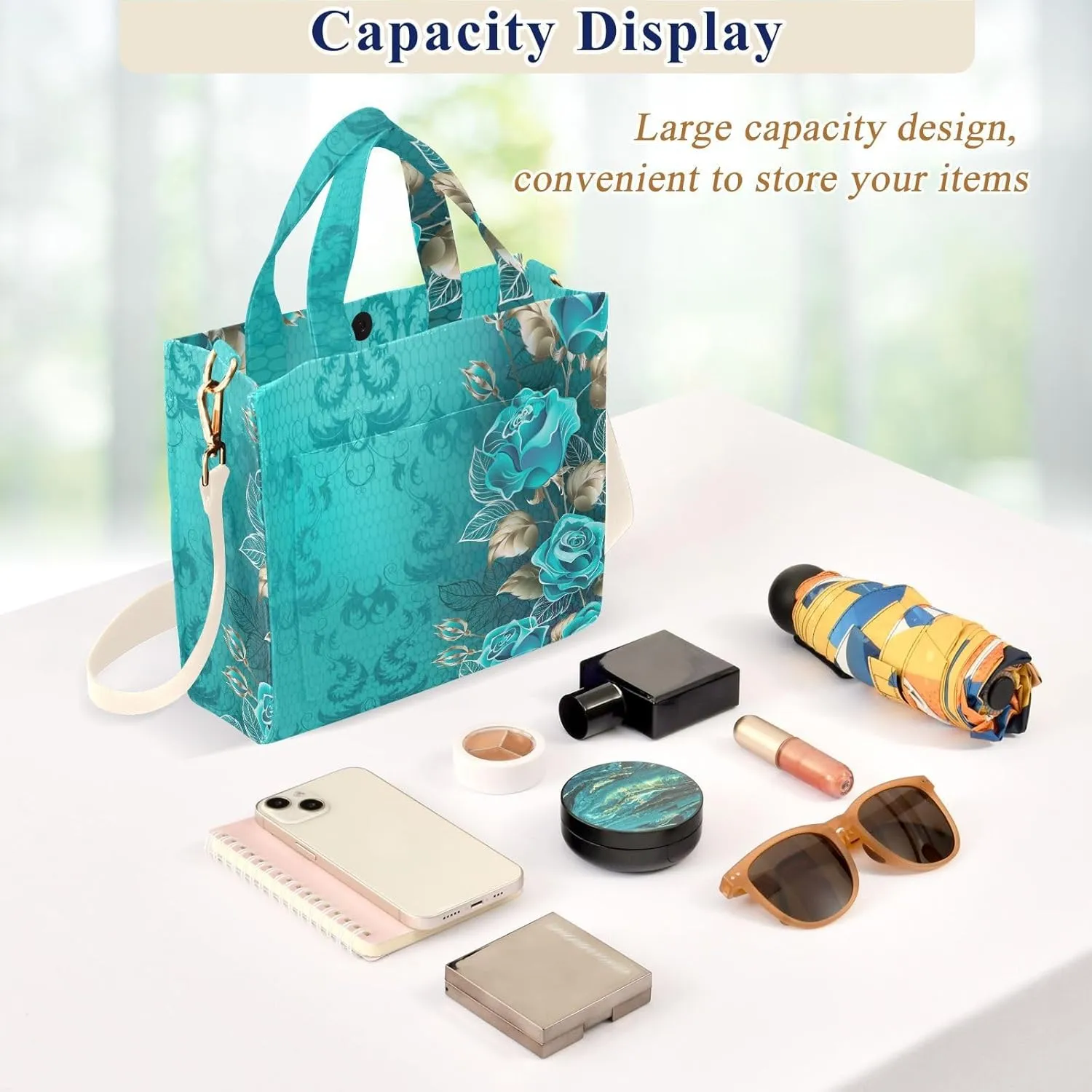 WIHVE Tote Bag for Women Corduroy Handbag Fashion Crossbody Bag