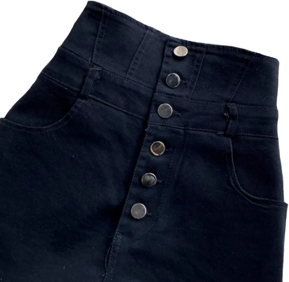 Women Black Punk Gothic Shorts Metal Hollow Out High Waist Sexy Rock Hot Shorts for Club Cosplay Party Dance