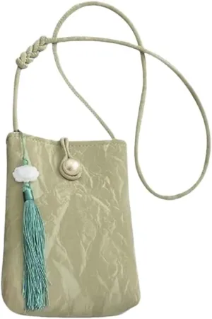 Women Mini Crossbody Bags Small Shoulder Bags CellPhone Purse Tassels Wallet Purse for Women