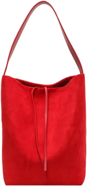 Women 's Tote Bag Suede Bucket Bag Handbag Bag Vegan Leather Shoulder Bag Retro Purse Work Travel 2024