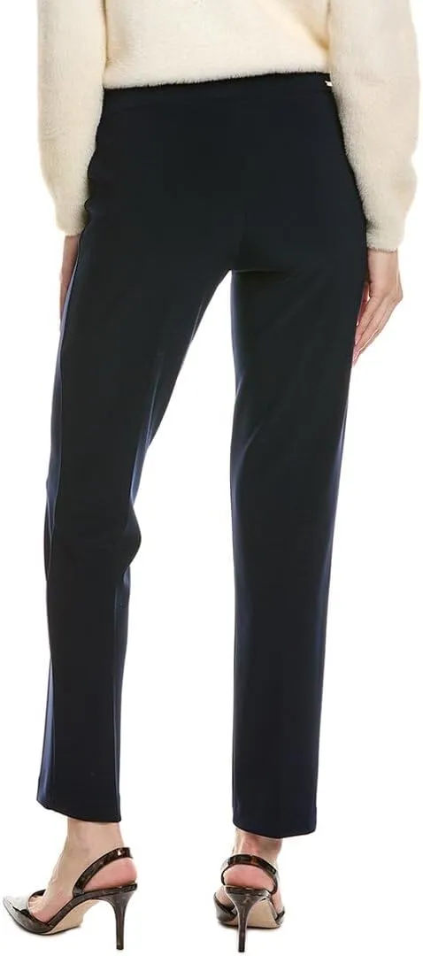 Women's Bonded Silk Straight-Leg Pants