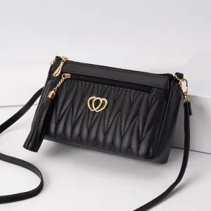 Women's Mom High-grade Mini Niche Tassel Soft Crossbody Bags