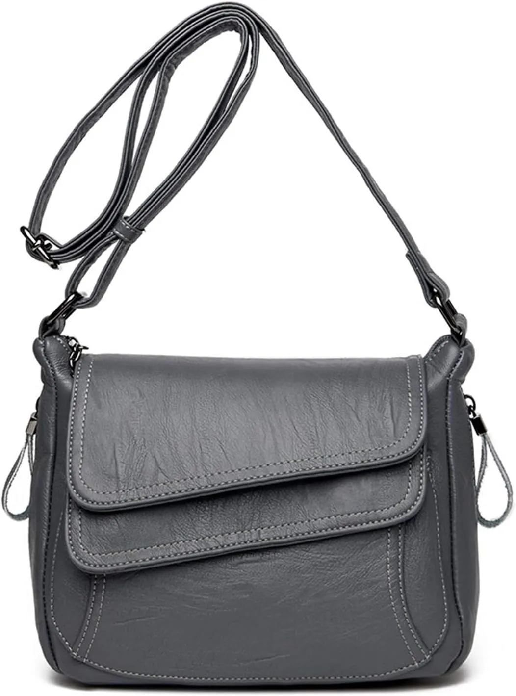 Women's PU Leather Crossbody & Shoulder Bags - Travel - Ready With Multiple Pockets