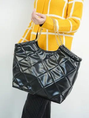Women's "PIETRO" Metallic Design Shoulder Bag