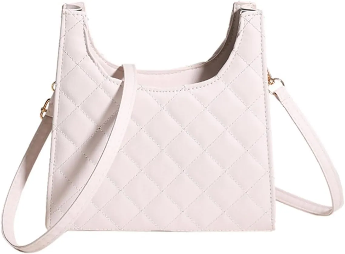 Women's Shoulder Bag PU Leather Handbag Top Handle Purse Crossbody Bags with Adjustable Strap