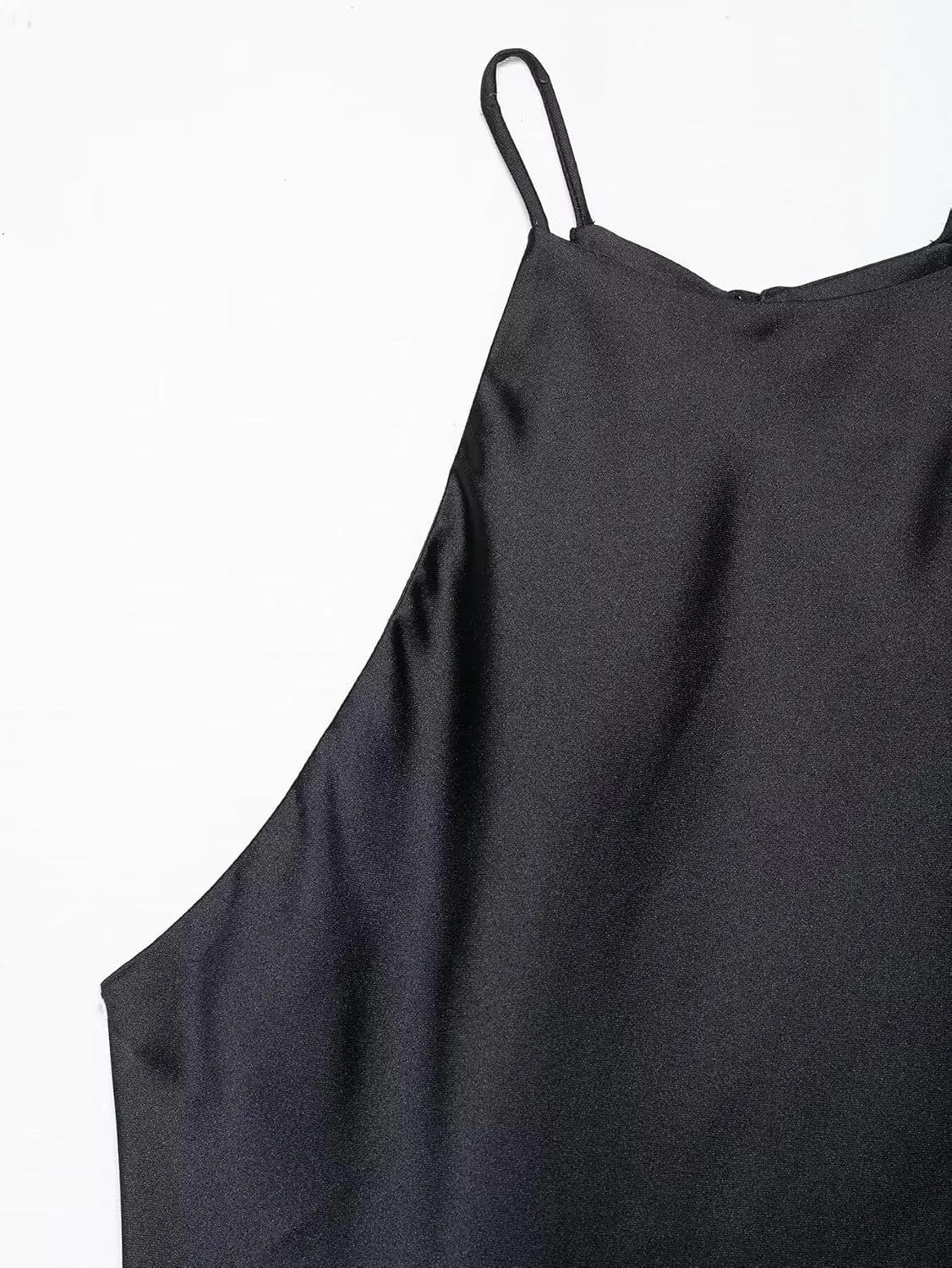 Women's Summer Halter Tie-Back Sleeveless Maxi Dress Mid Waist Bodycon A-Line