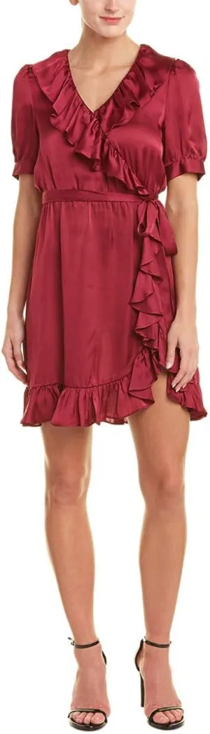 Women's Wrap Cocktail with Tie Detail