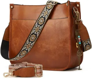 Worldlyda Crossbody Bags for Women Soft Vegan Leather Shoulder Bags Handbags and Purses for Women hobo bag