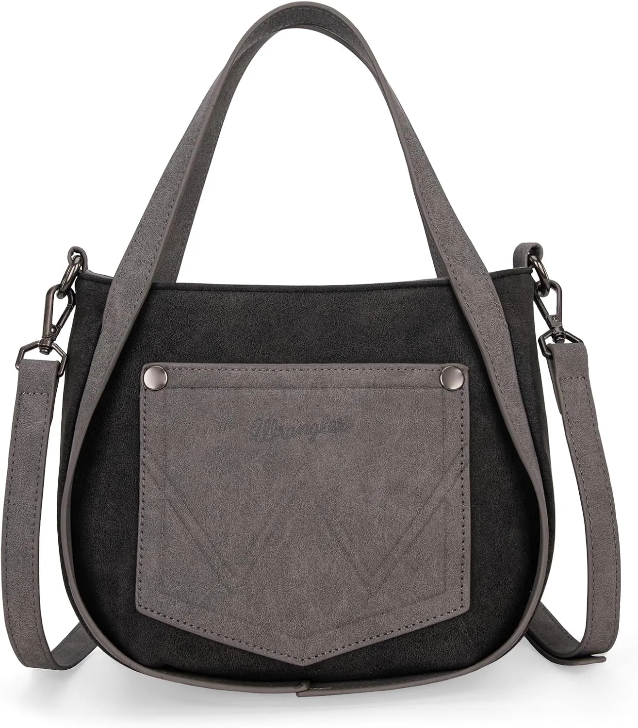 Wrangler Fringe Top-Handle Bag Medium Western Crossbody Purse for Women
