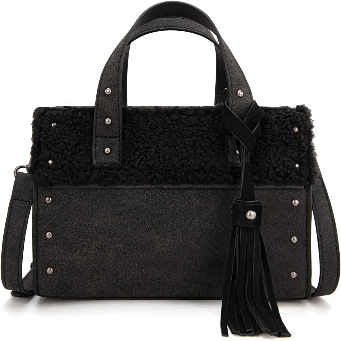 Wrangler Fringe Top-Handle Bag Purse for Women Western Crossbody Satchel Handbags