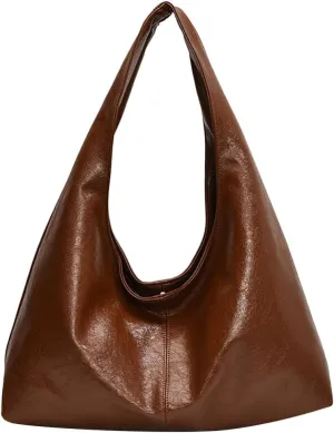 YFGBCX Tote Bags for Women Soft Vegan Leather Shoulder Slouchy Handbag Crossbody Bags Purse