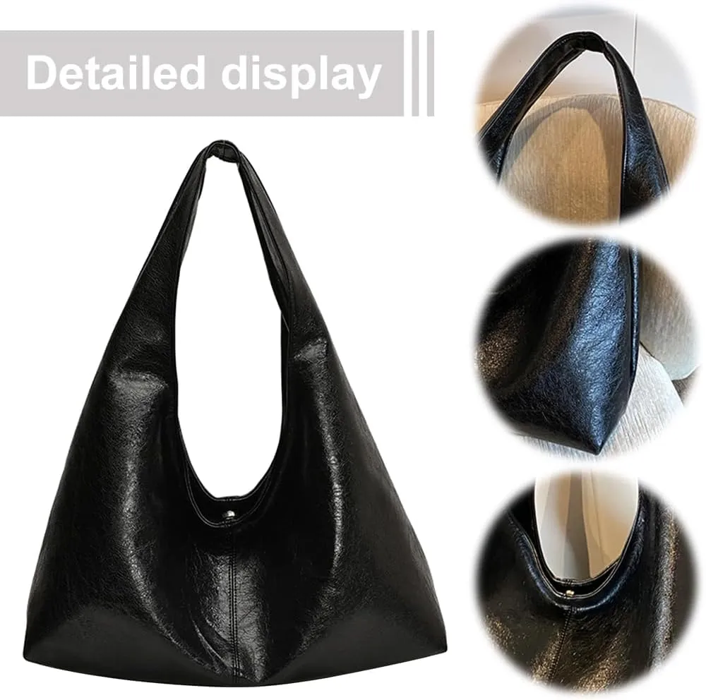 YFGBCX Tote Bags for Women Soft Vegan Leather Shoulder Slouchy Handbag Crossbody Bags Purse
