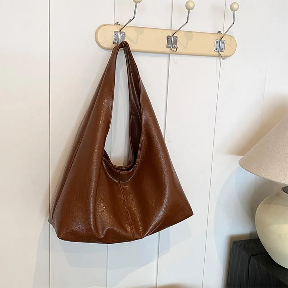 YFGBCX Tote Bags for Women Soft Vegan Leather Shoulder Slouchy Handbag Crossbody Bags Purse
