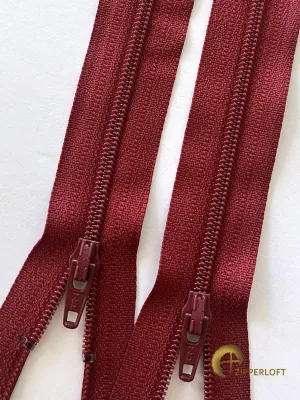 YKK #3 Coil (9,12,18" / 22.9,30.5,45.7cm) - 527 Deep Cranberry