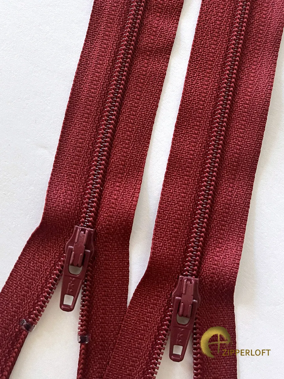 YKK #3 Coil (9,12,18" / 22.9,30.5,45.7cm) - 527 Deep Cranberry