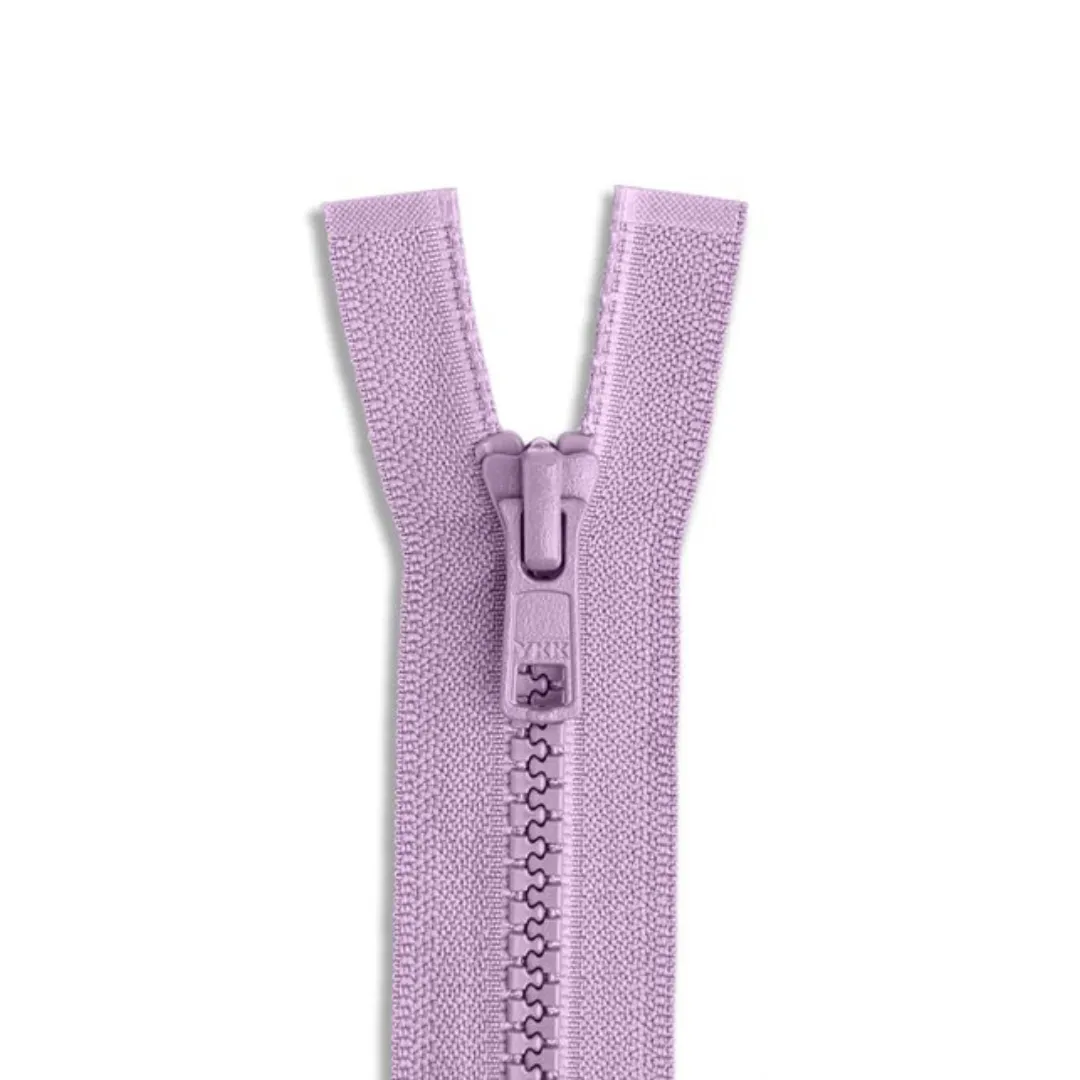 YYK #5 Molded Plastic Zipper - Lavender
