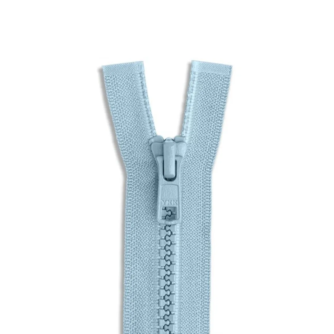 YYK #5 Molded Plastic Zipper - Light Blue