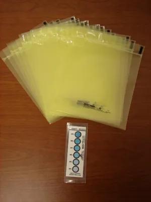 Zerust Rust Prevention Multipurpose Poly Bag with Zip Closure with Corrosion Prevention and Protection - 6" x 8"- Pack of 20 - Made in the USA