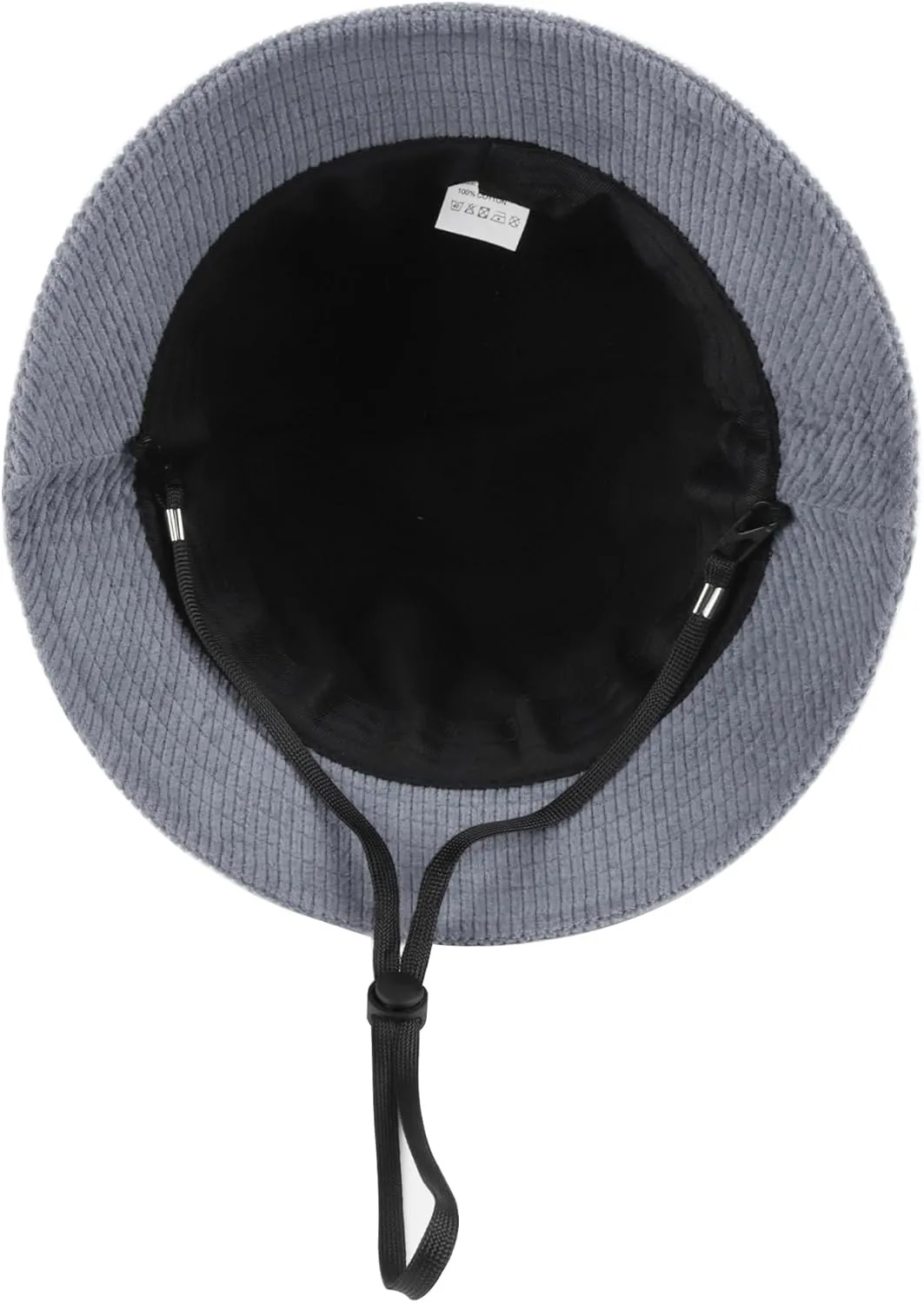 Zylioo Multi Size Corduroy Bucket Hat,S-2XL Adjustable Fishing Sun Hats,Small/Normal/Oversize Golf Hat for Cool Weather