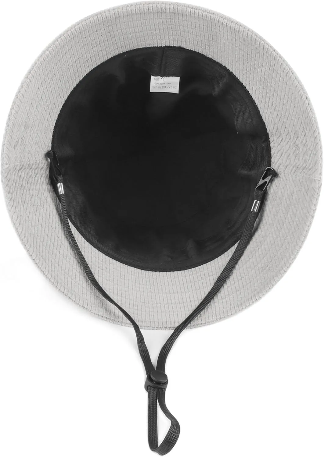 Zylioo Multi Size Corduroy Bucket Hat,S-2XL Adjustable Fishing Sun Hats,Small/Normal/Oversize Golf Hat for Cool Weather